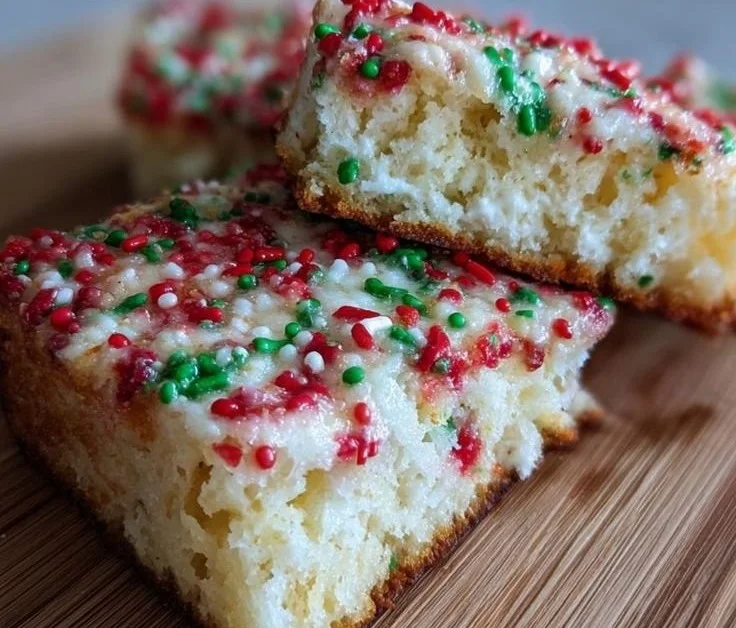Delicious Christmas Bento Cake decorated with festive holiday designs