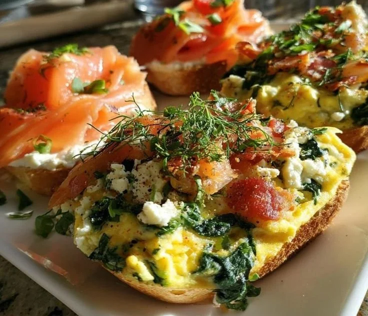 Festive Christmas brunch spread featuring delicious dishes and decorations