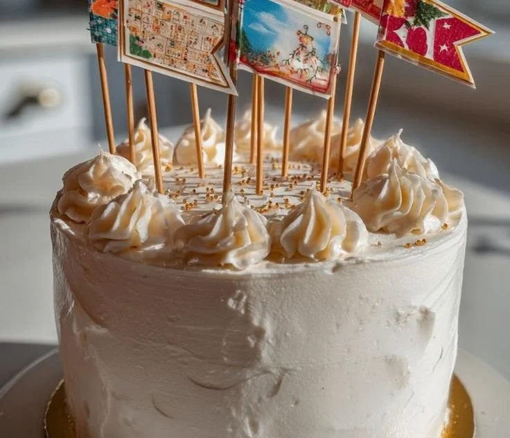 Festive Christmas Cake Topper for holiday celebrations and desserts