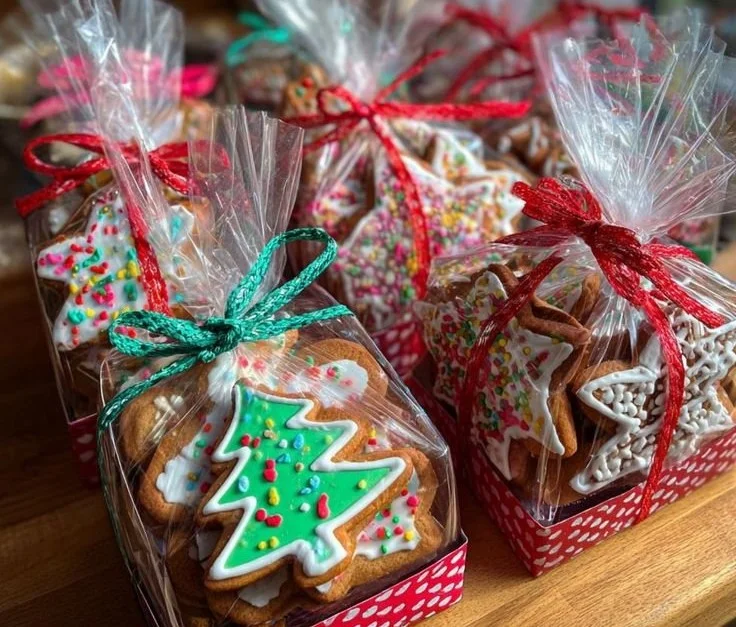 Creative packaging ideas for Christmas cookies