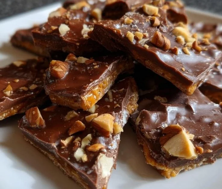 Colorful Christmas Cracker Candy on a festive table