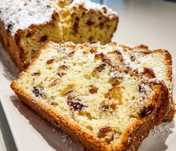 Homemade easy Christmas cake decorated with festive icing and berries
