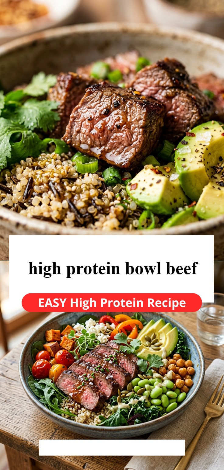 high protein bowl beef