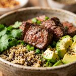 high protein bowl beef