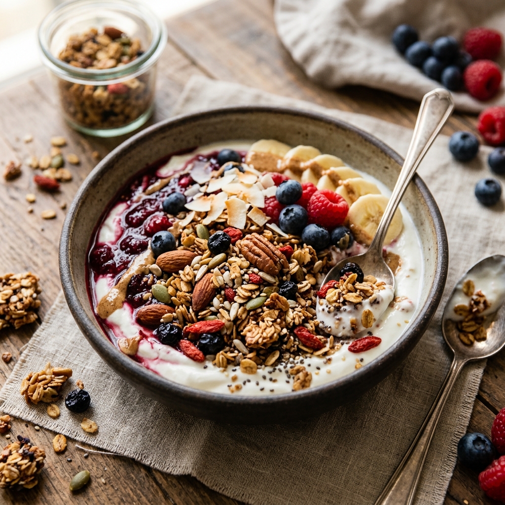 High-Protein Crunchy Granola Meal Prep